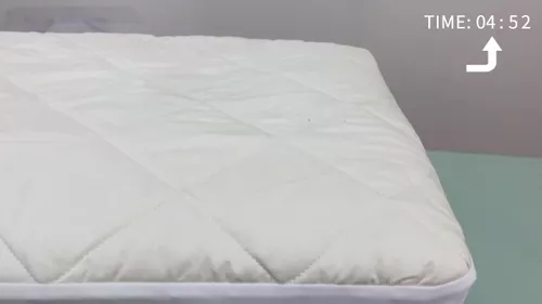Protector de colchón de algodón orgánico para cuna, impermeable superior y  lateral, protector de colchón de cuna 100% impermeable, funda de colchón