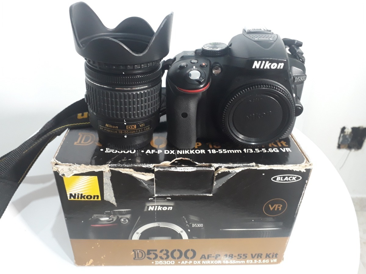 Nikon D5300 + 2 Baterias + Lente Nikon Af-p Dx 18-55mm | Mercado Livre