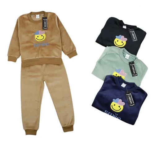 Conjunto Niña Algodon Smile Verde Claro 2años