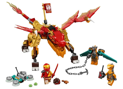 Lego 71762 Ninjago Kai's Fire Dragon Evo 204 Piezas