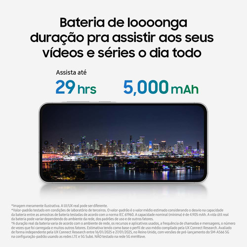 Celular Samsung Galaxy A26 5g 256gb, 8gb Ram, Câmera De 50mp, Ip67, Tela Super Amoled 6.7 , Nfc - Verde