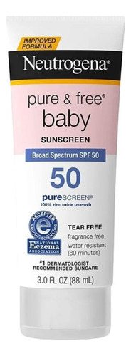 Protetor Solar Neutrogena Pure & Free Baby 50 Spf 88ml