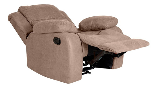 Imagen 3 de 3 de Recliner 1 Cuerpo Poltrona Sillon Livings Divino