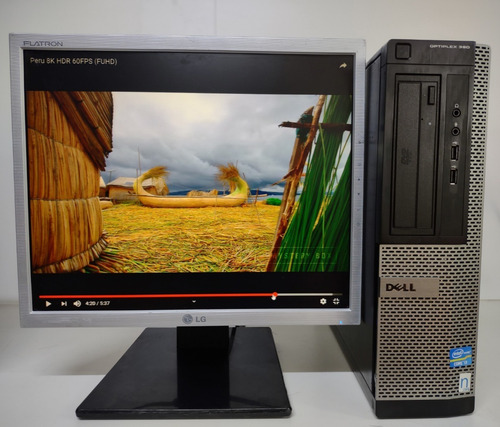 Kit Computador Dell I3 Ddr3+ Monitor 17+mouse+teclado (Usado)