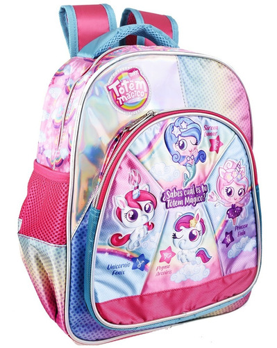 Mochila Niña Kinder Tótem Mágico Onix 100% Original 161855