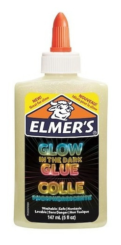 Elmers Pegamento Glow In The Dark 147 Ml - Natural P/ Slime