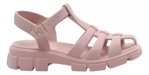 Sandália DAFITI SHOES Anabela Preta - Compre Agora