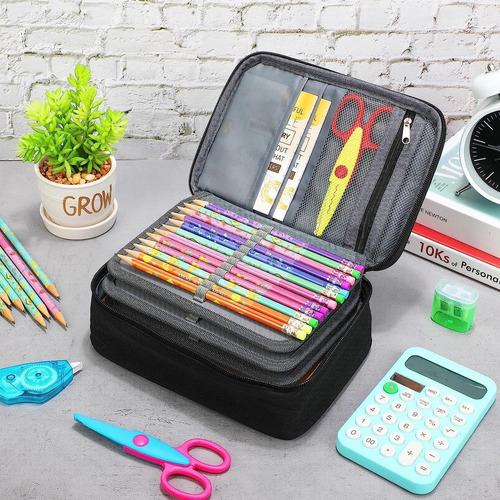 Estuche Para Lápices Con 72 Ranuras Para Lápices Escolares
