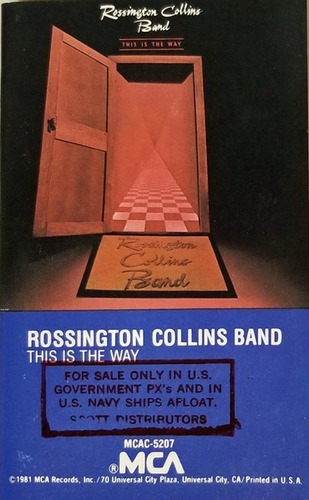 Rossington Collins Band - This Is The Way 1981, Cass Usa 1ra