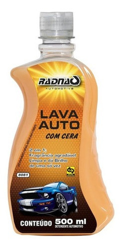 Lava Auto Com Cera Shampoo Automotivo Concentrado 500ml Rad