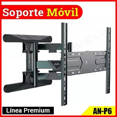 Soporte Tv 40 A 85 Pulgadas Extensible Doble Brazo Nia P6