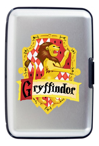 Billetera Griffyndor Harry P Tarjetero Aluminio Porta Doc 