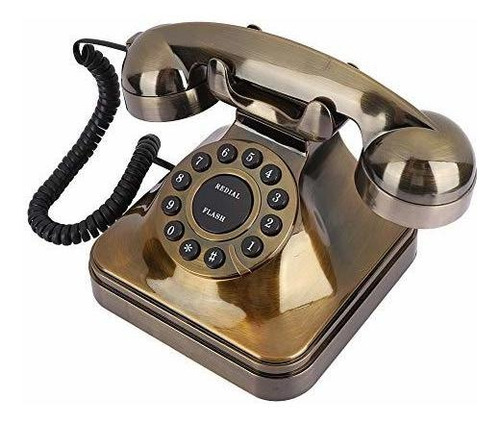 Teléfono Antiguo Con Cable, Decoración Vintage, Hogar Y