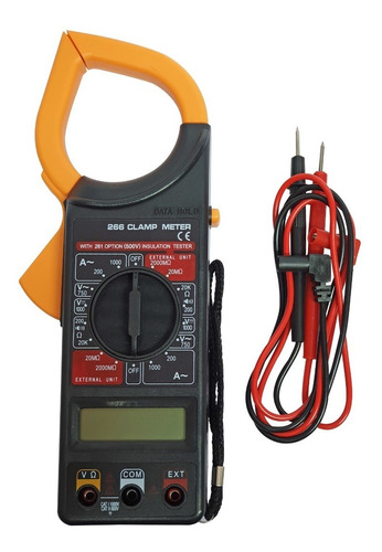 Pinza Amperometrica Digital - Tester Multimetro Dt - 266