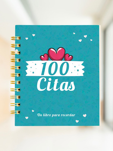 Creativo Libro Con 100 Citas diferentes Para Realizar Junt@s