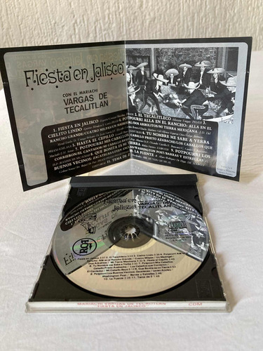 Mariachi Vargas De Tecalitlán / Fiesta En Jalisco Cd 1991 Mx (Usado)