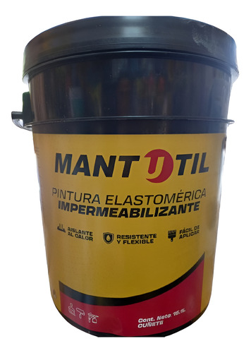Mantoflex Cuñete Rojo Elastomerica Manto Util
