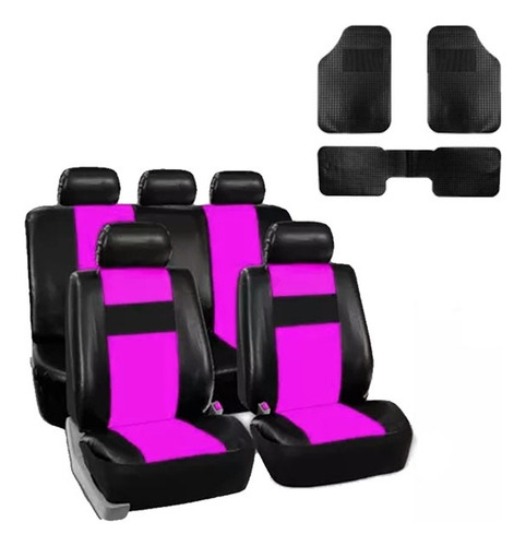 Funda Cubre Asiento Cuerina Toyota Hilux Etios + Alfombra 3p