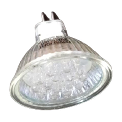 Lampada Dicroica Mr16 Led 240v 0,90w Clara Com Lente C/6