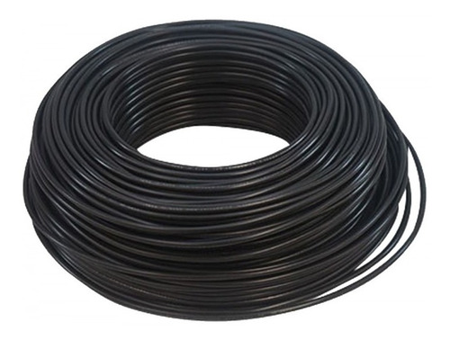 Cable Thw Número 10 100m Negro Pvc 90° 