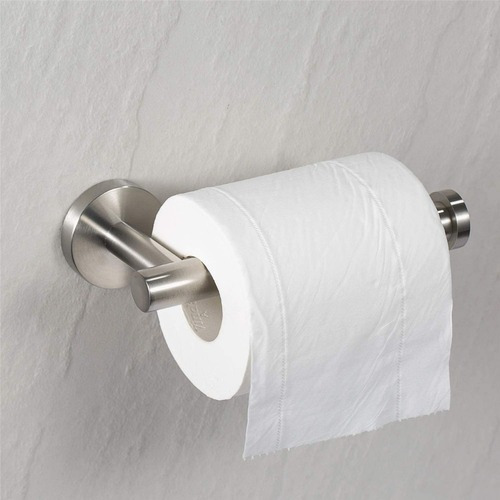 Portarrollo De Papel Higiénico Acero Inoxidable Plata