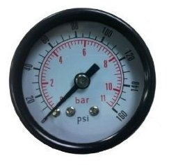 Psb20   160 air Pressure Gauge Dial 2  Center Back Montaje