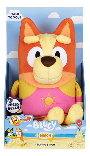 Bingo Beach De Peluche Sonidos Original Importado