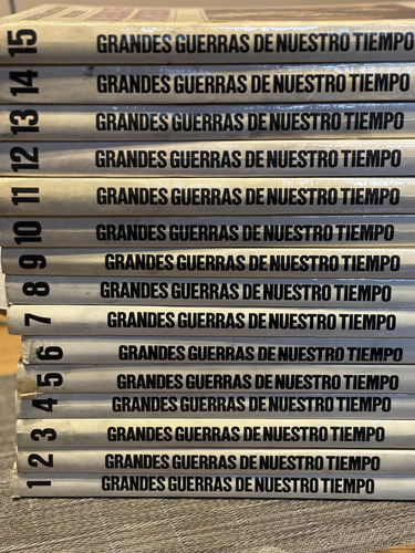 Enciclopedia Grandes Guerras De Nuestro Tiempo 15 Tomos. (Usado)