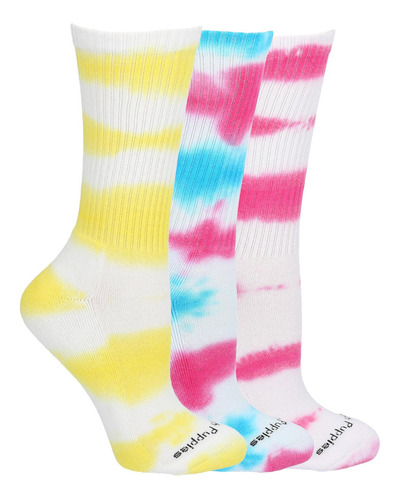 Pack 3 Calcetines Mujer Tie Dye Multicolor Hush Puppies