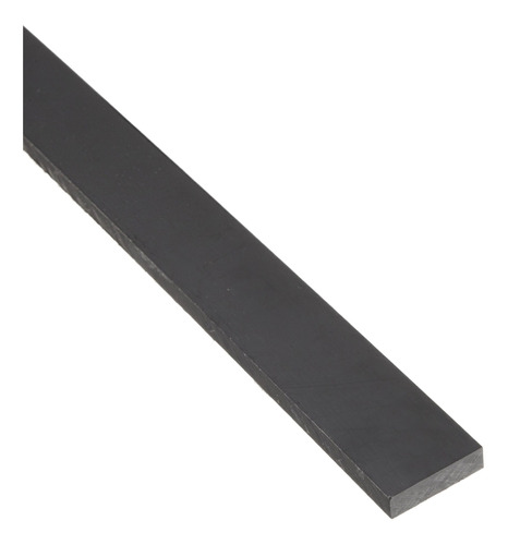 Barra Rectangular De Nylon 6/6, Negro Opaco, Tolerancia Est 