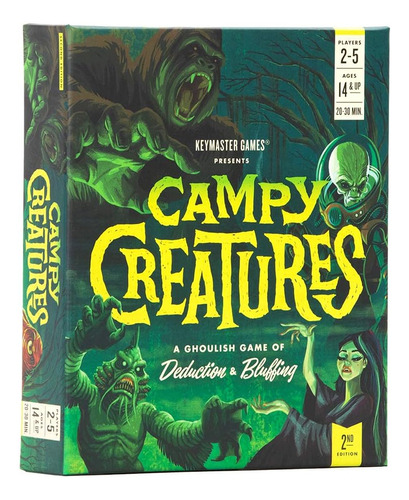 Campy Creatures 2nd Edition: Un Juego Macabro De Cartas De F