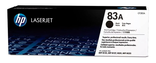 Toner Hp 83a Negro Cf283a Mfp M127f 1.5k Pgs.