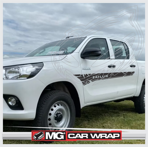 Calcos Plotter Toyota Hilux Edge (para Todos Los Modelos)