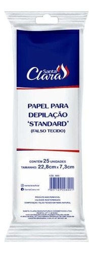Papel Depilatorio Tnt Falso Tecido 25 Unidades Depilação