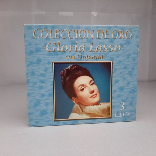 3cd's Colección De Oro. Gloria Lasso Con Orquesta. Discos Mu