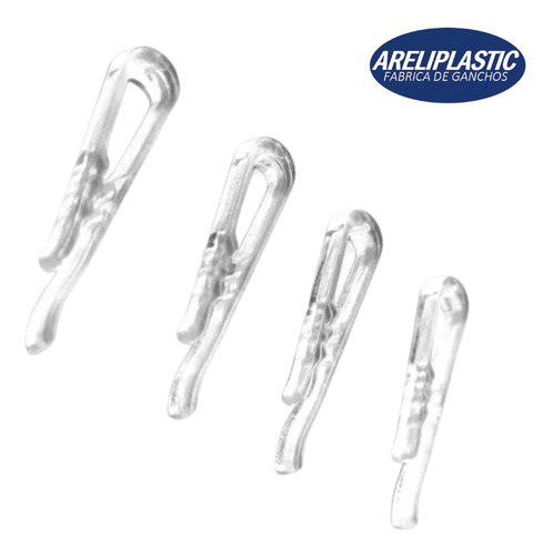 Clips Sujeta Mangas De Camisa Transparentes Caja Con 10,000