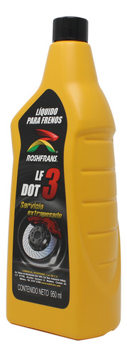Liquido De Frenos Lf3 Dot 3 950 Ml Roshfrans