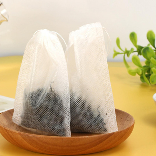 5 Bolsas De Filtro De Té Desechables Con Cordón, Bolsas De