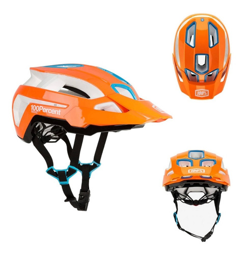 Casco Para Bicicleta Donwhill 100% Altec Cpsc/ce Naranja