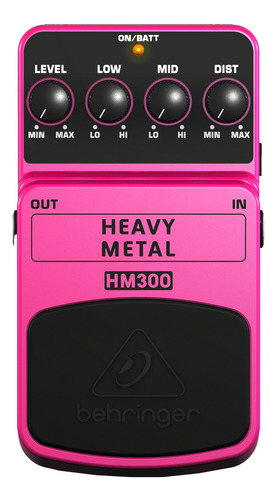 Pedal Efecto Guitarra Behringer Hm300 Heavy Metal