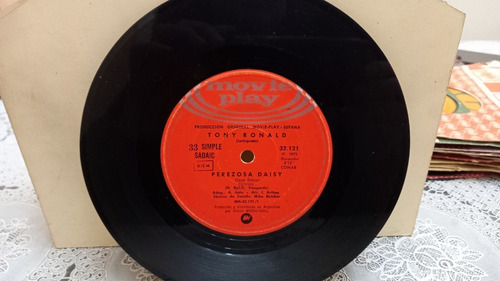 Tony Ronald Perezosa Daisy Vinilo Simple 1973 Ex