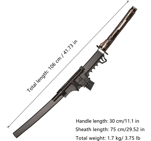 Katana Espada Japonesa Lkjad Jetstream Sam 105.84 Cm
