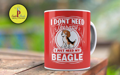 Beagle Taza Porcelana Importada Apto Microondas