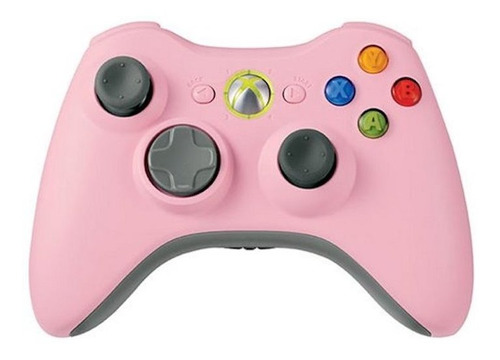 Controle joystick sem fio Microsoft Xbox Mando Wireless Xbox 360 pink
