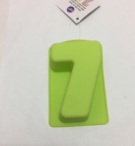 Molde De Silicon Vela Número 7 Siete
