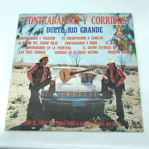 Disco Lp Dueto Rio Grande Contrabandos Y Corridos