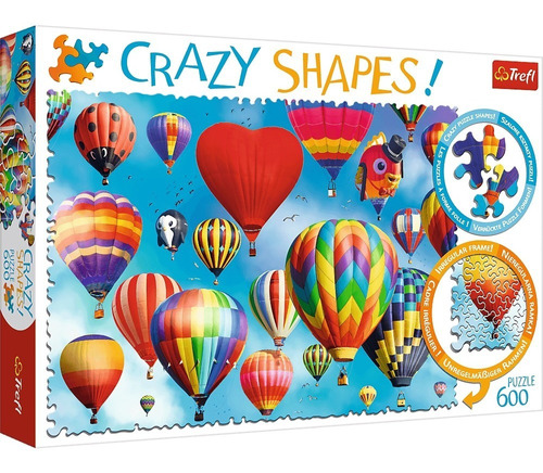 Rompecabezas Puzzle 600 Piezas Trefl Globos Colores 11112