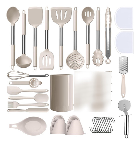 Set 43 Utensilios De Cocina Antiadherentes De Silicona