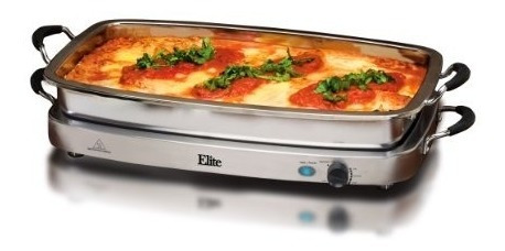 Elite Gourmet Ewm-6122 maximatic Servidor Doble Tipo Buffet