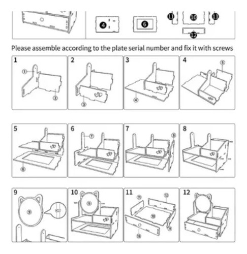 Caja De Almacenamiento De Cosméticos Multifuncional + Espejo